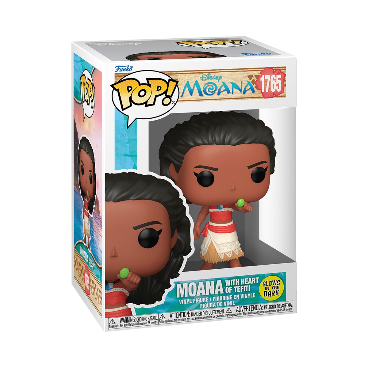 945грн+15% дисконт Арт.94413 Ігрова фігурка Funko POP! серії Ваяна S3 - Ваяна та серце Те Фіті (GW)