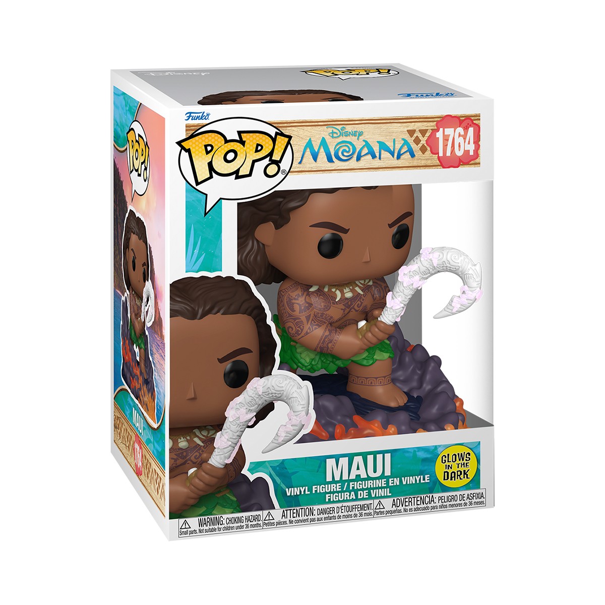1545грн+15% дисконт Арт.93204 Ігрова фігурка Funko POP! серії Ваяна S3 - Мауї (GW)