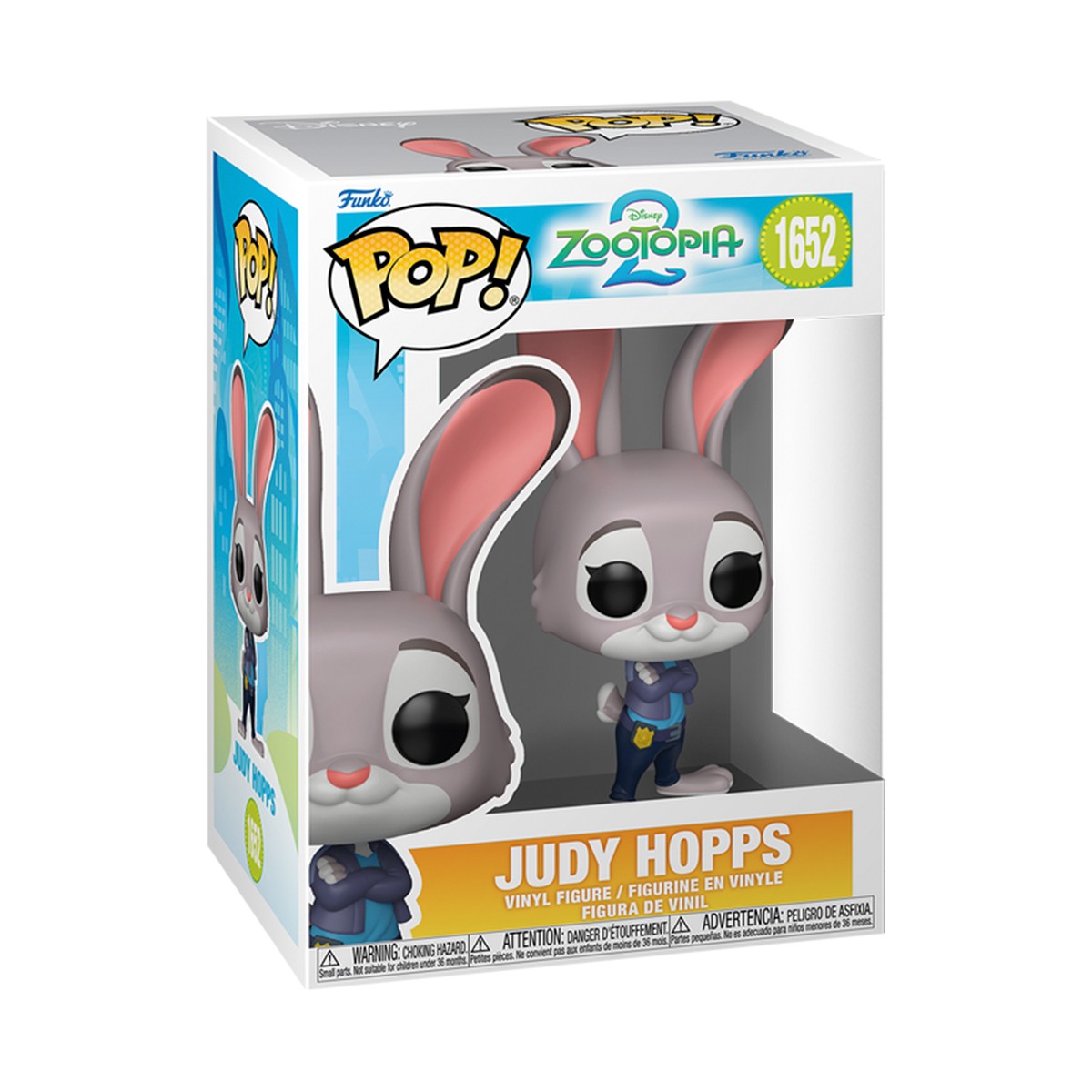945грн+15% дисконт Арт.86634 Ігрова фігурка Funko POP! серії Зоотрополіс 2 - Джуді