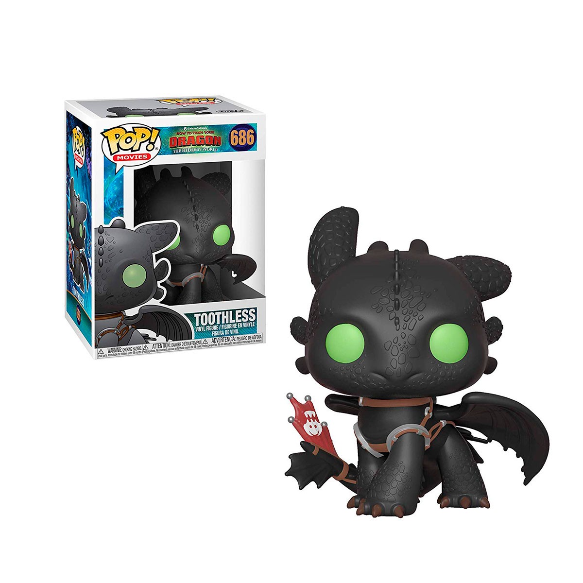 945грн+15% дисконт Арт.36355 Ігрова Фігурка Funko Pop! Серії Як Приборкати Дракона - Беззубик