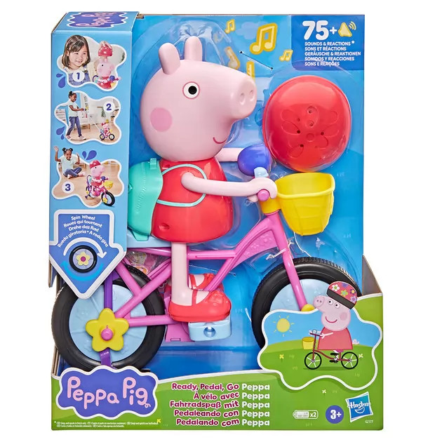 3895грн+15% дисконт Арт.G2177Інтерактивний ігровий набір Peppa – Пеппа на велосипеді
