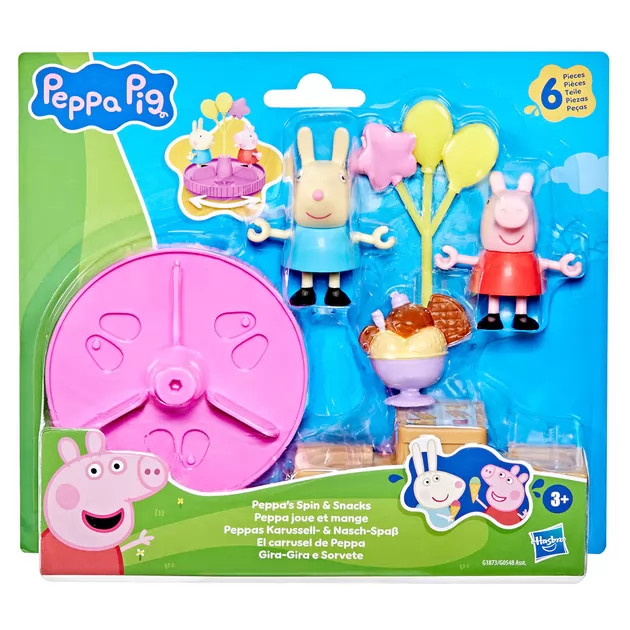 1195грн+15% дисконт Арт.G1873Ігровий набір Peppa Figurines серії Моменти з Пеппою" – Карусель і ласощі"
