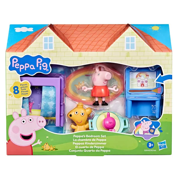 1295грн +15% дисконт Арт.G2834Ігровий набір Peppa Figurines серії Кімнати" – Кімната Пеппи"
