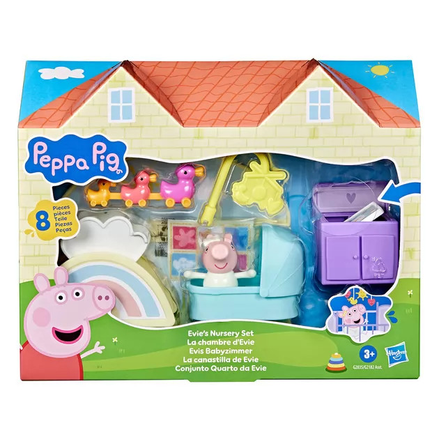 1295грн+15% дисконт Арт.G2835 Ігровий набір Peppa Figurines серії Кімнати" – Кімната крихітки Еві"