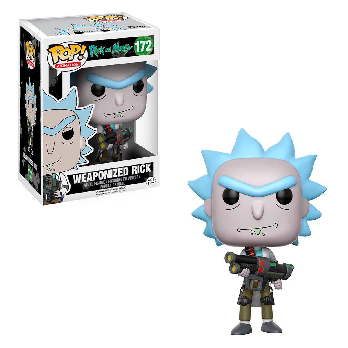 945 грн +15% дисконт арт.12439-PX-1QW Ігрова фігурка Funko POP! cерії Rick & Morty - Weaponized Rick