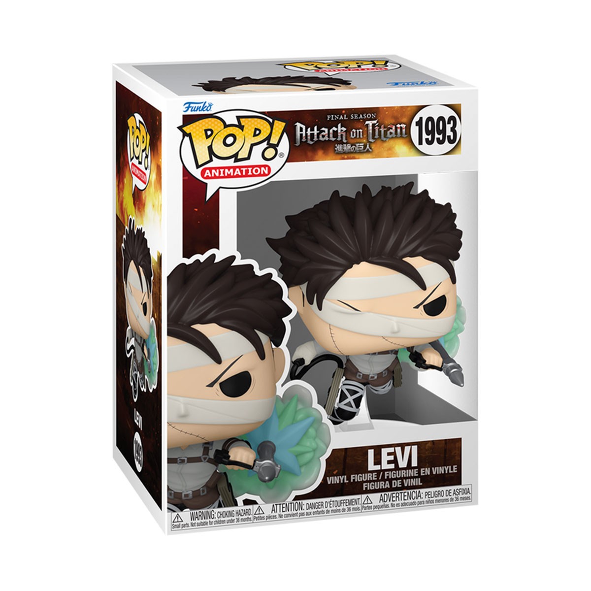945грн+15% дисконт Арт.80373 Ігрова фігурка Funko POP! серії Атака титанів - Леві