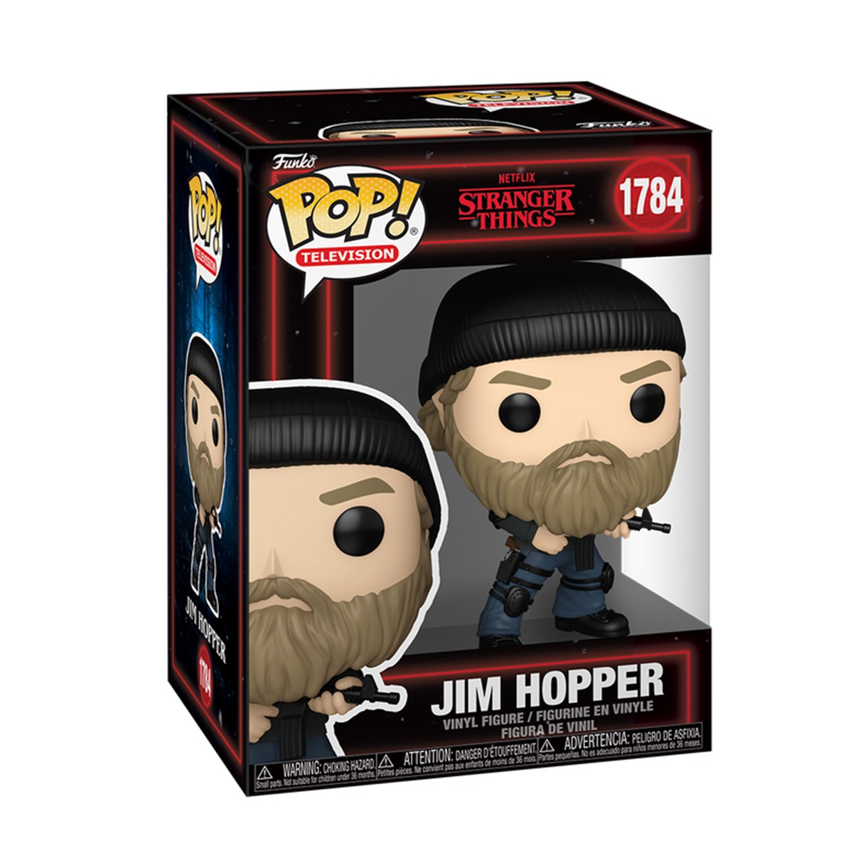 945грн +15% дисконт Арт.75754 Ігрова фігурка Funko POP! серії Дивні дива 5 - Джим Гоппер