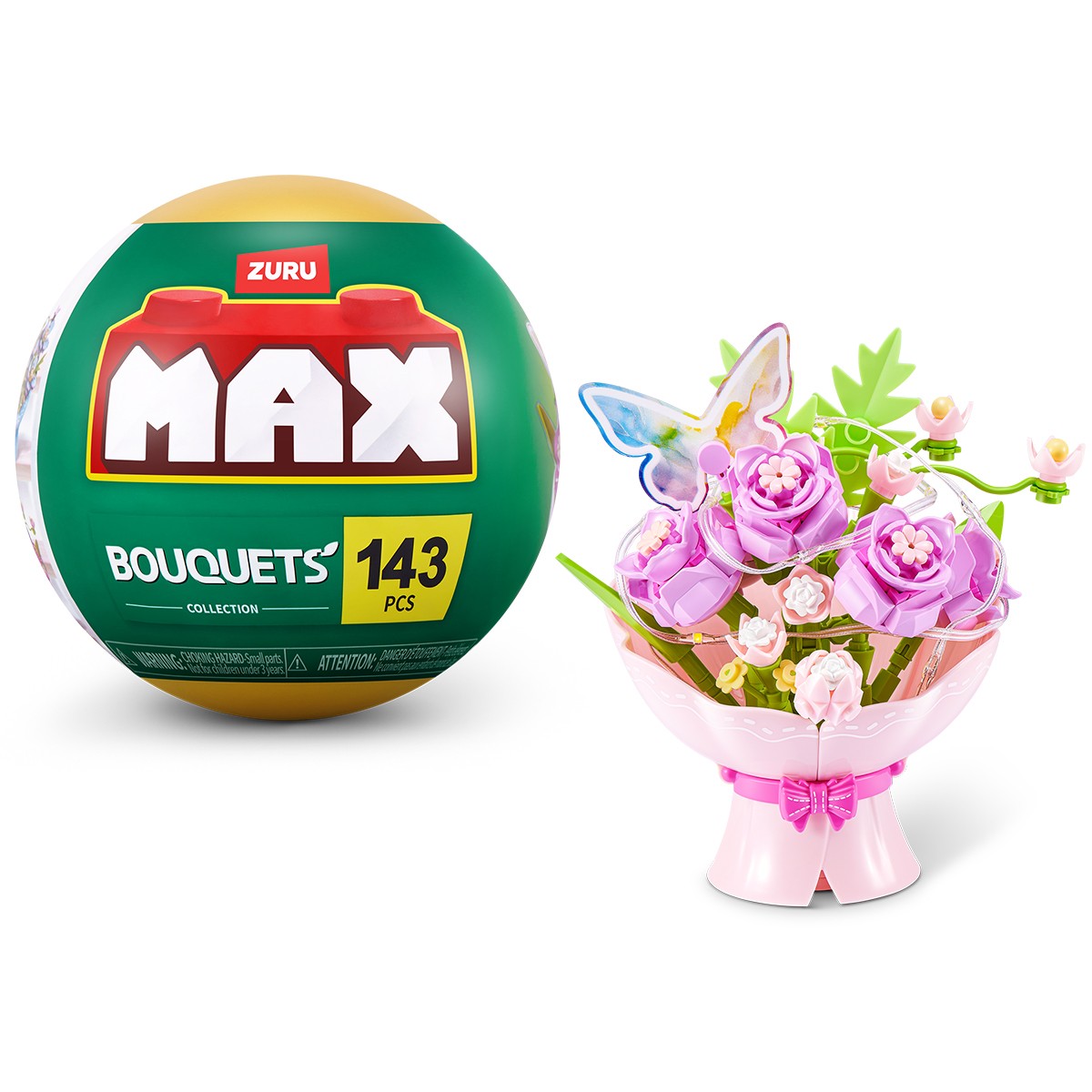 845грн+15% дисконт Арт.83248EGQ8Конструктор в капсулі Max серії Bouquets S1 – Букет троянд (світло)