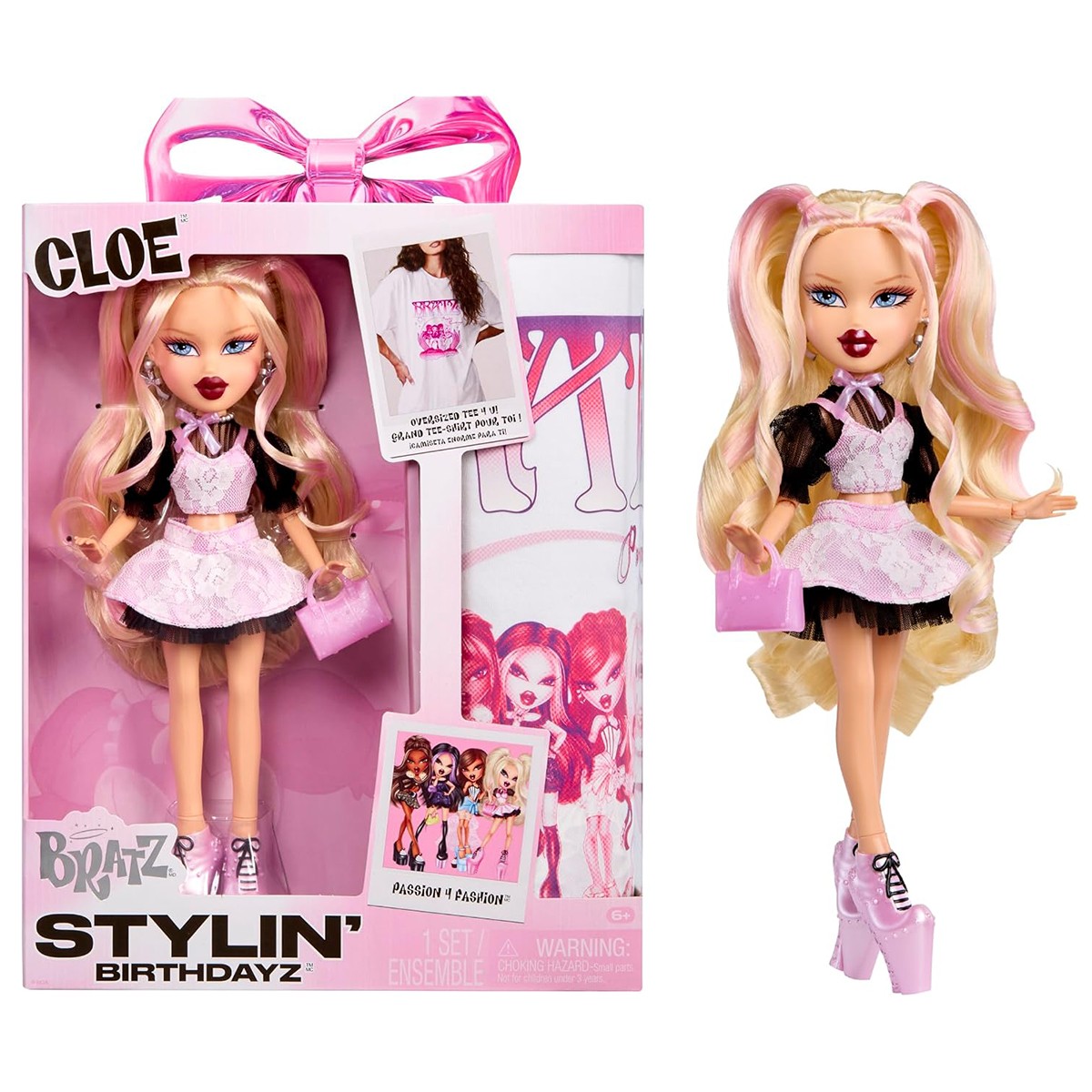 2795грн+15% дисконт Арт.596011 Ігровий набір з лялькою Bratz серії Stylin' Birthday — Хлоя