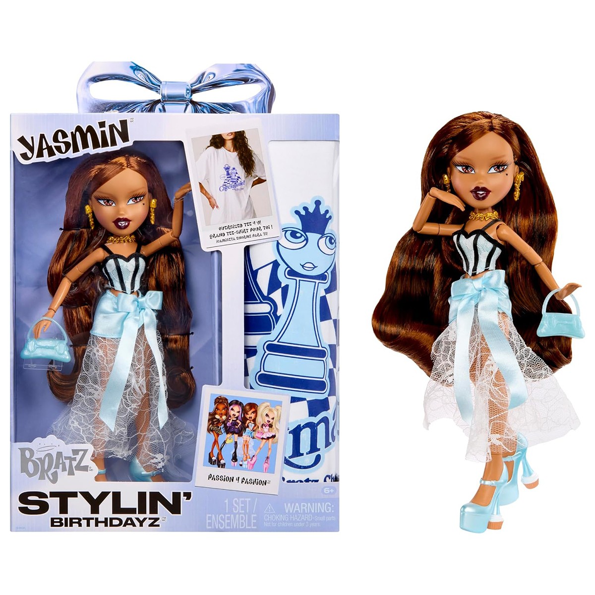 2795грн+15% дисконт Арт.596028 Ігровий набір з лялькою Bratz серії Stylin' Birthday — Ясмін