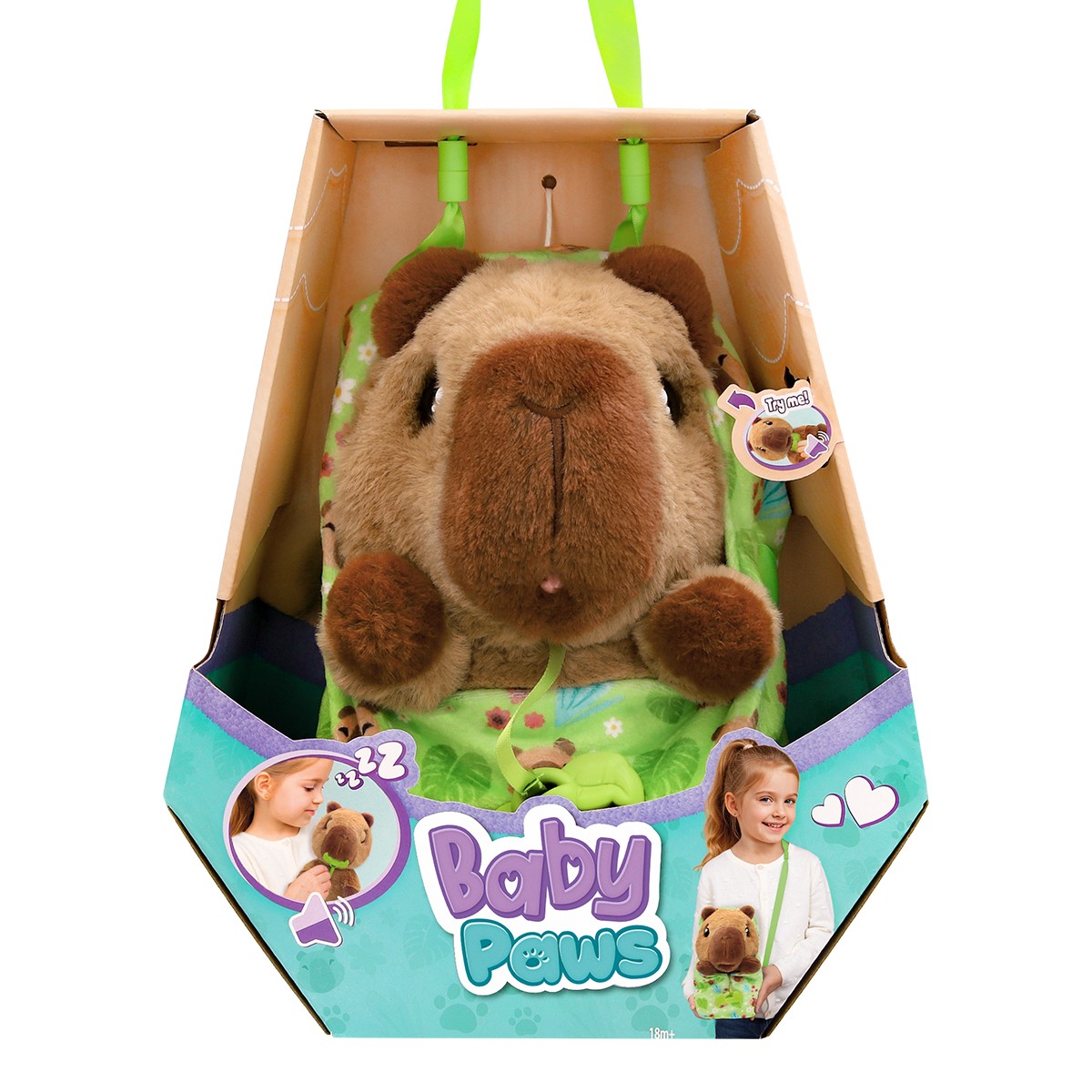 1895грн+15% дисконт Арт.928077IMІнтерактивна іграшка Baby Paws W4 – Капібара