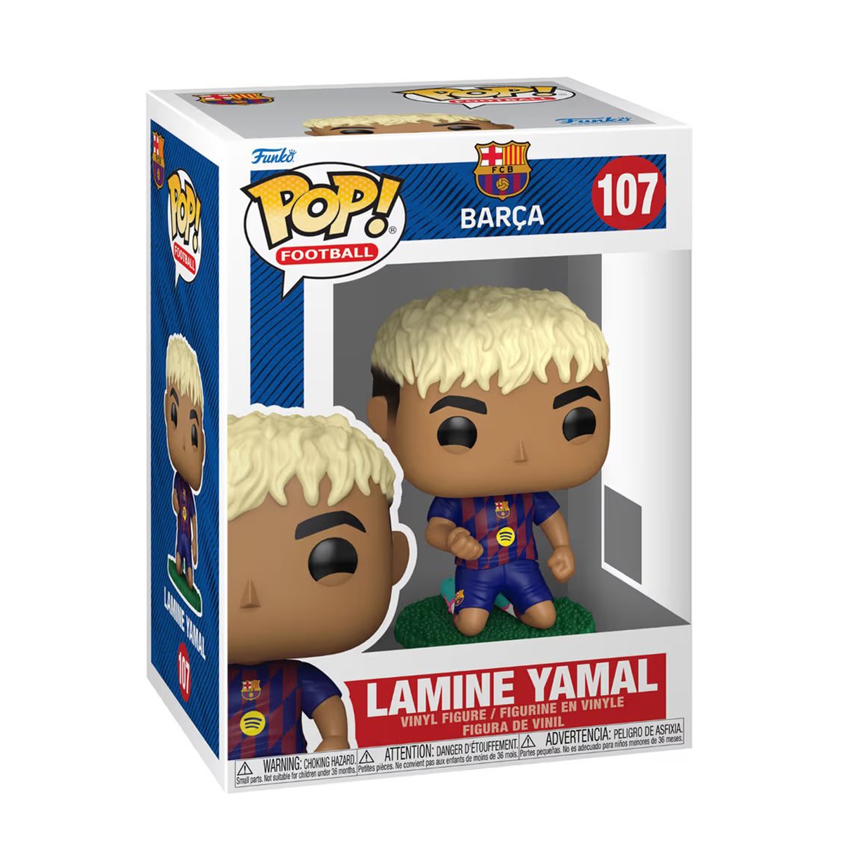 945грн+15% дисконт Арт.93701 Ігрова фігурка Funko POP! серії Футбол: Барселона S2 - Ламін Ямаль