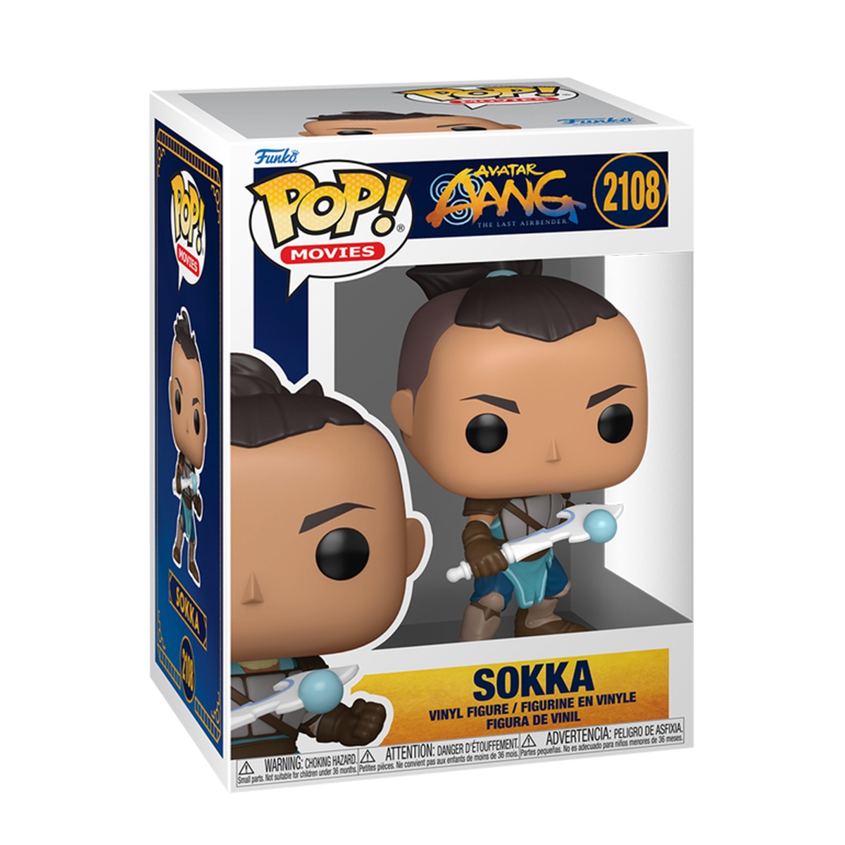 945грн+15% дисконт Арт.90255 Ігрова фігурка Funko POP! серії Аватар: Останній захисник - Сокка