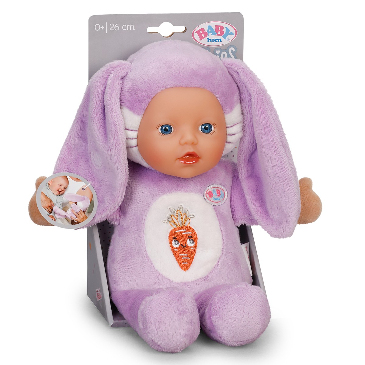 995грн+15% дисконт Арт.837443 Лялька Baby Born серії For babies – Зайченятко (26 см)