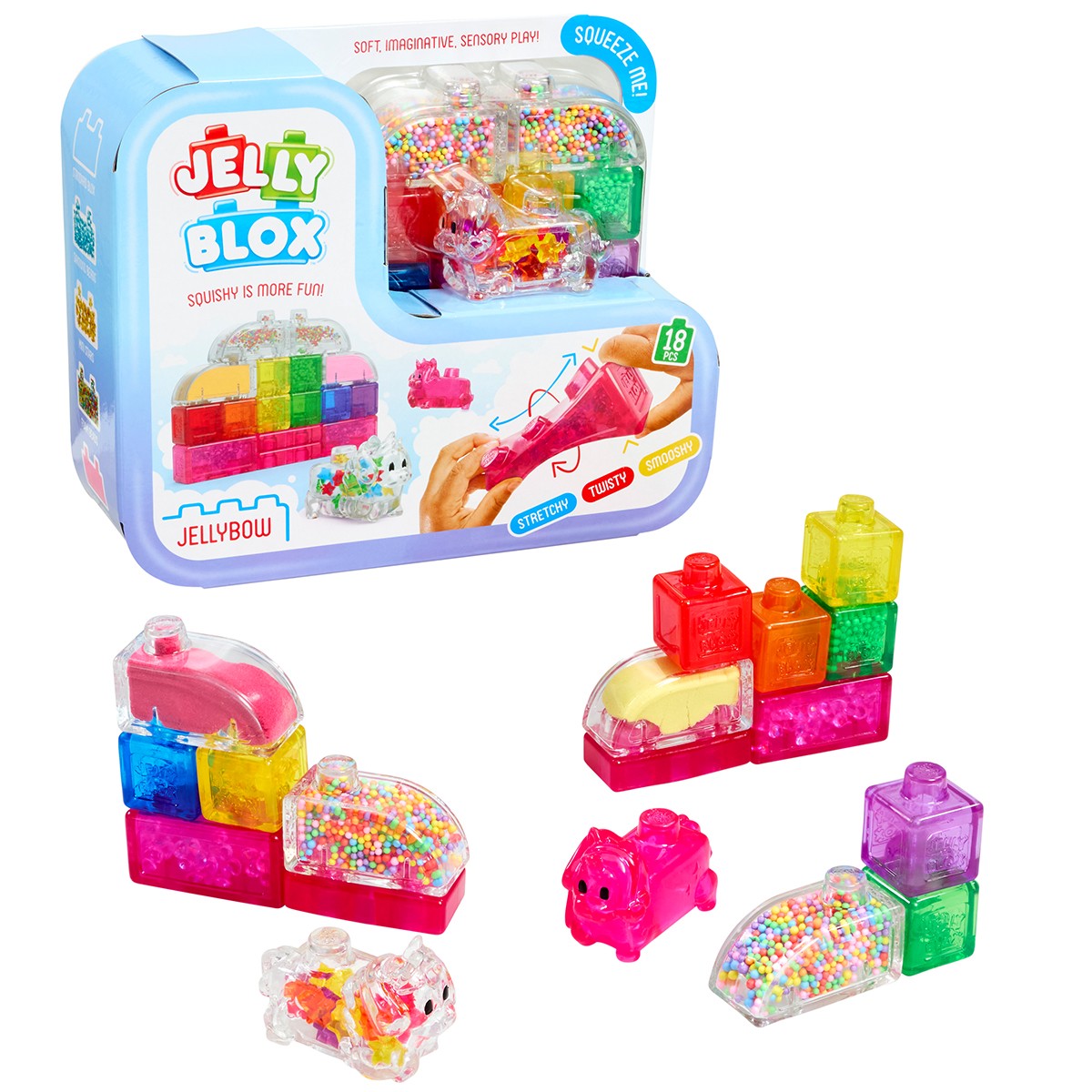 1397грн+15% дисконт Арт.937686 Сенсорний конструктор Jelly Blox - Веселка