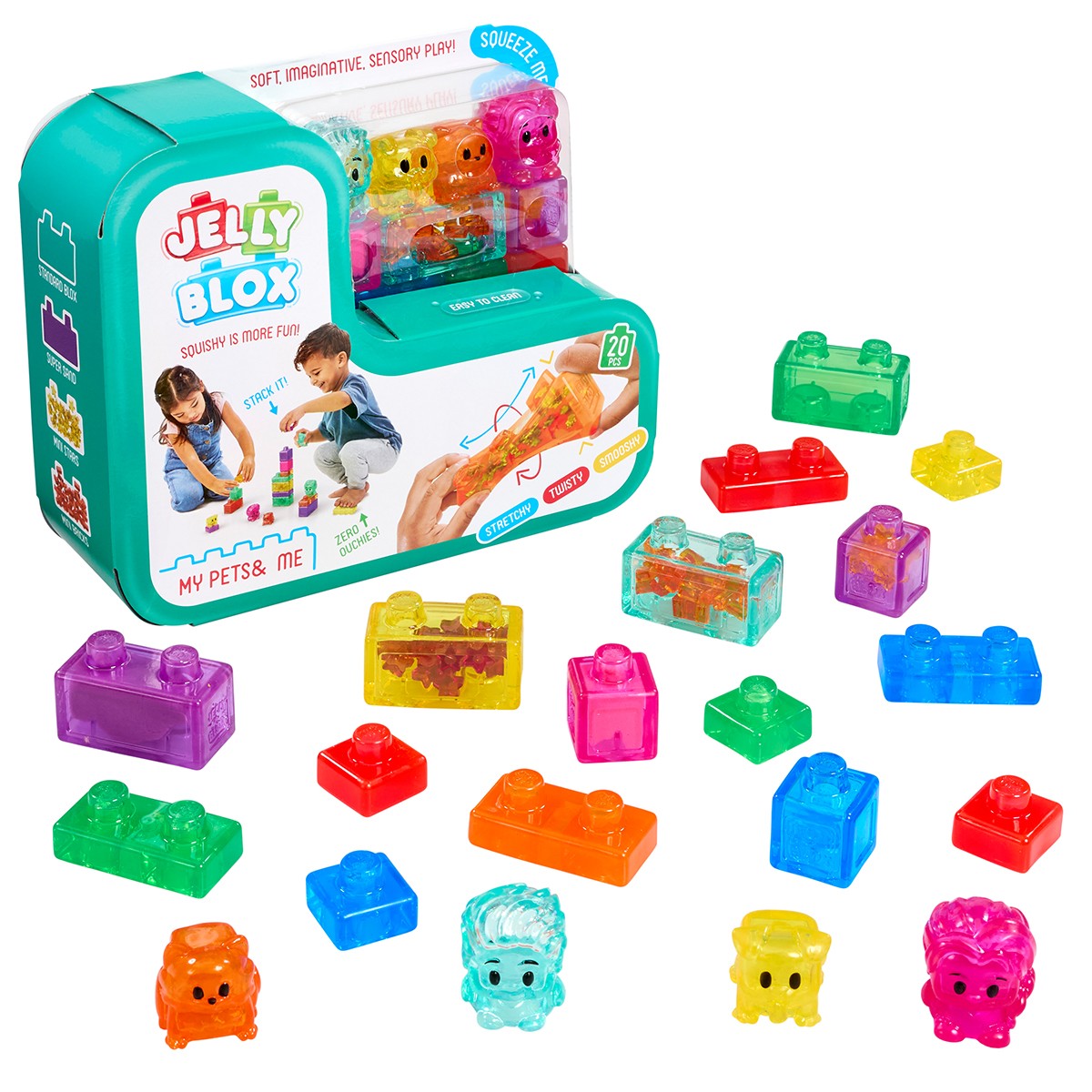 1497грн+15%дисконт Арт. 935289 Сенсорний конструктор Jelly Blox - Друзі та улюбленці