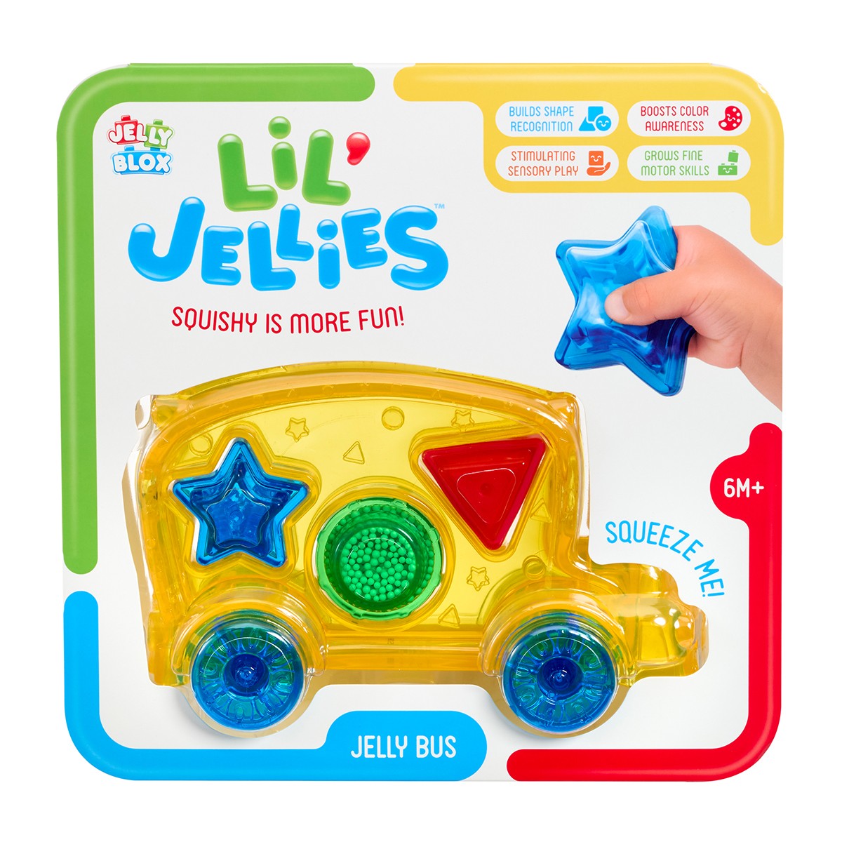 1197грн+15%дисконт Арт.937839 Новинка Сенсорний конструктор Jelly Blox серії Lil' Jellies - Автобус