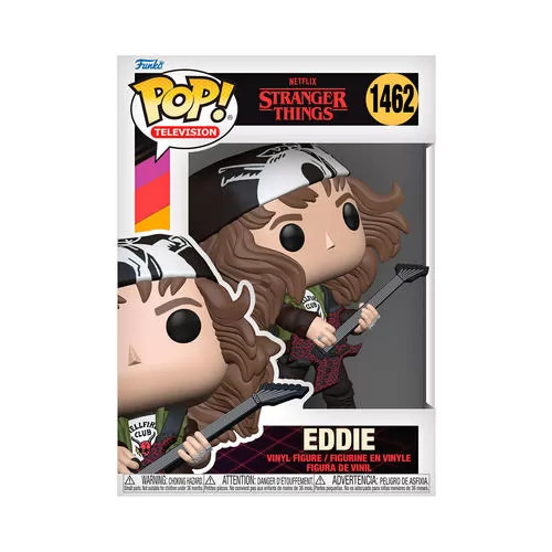 945грн+15% дисконт Арт.72138 Ігрова фігурка Funko POP! серії Дивні дива" - Мисливець Едді з гітарою"