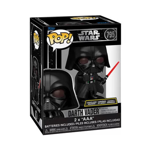945грн+15%дисконт Арт.86454 Ігрова фігурка Funko POP! серії Зоряні війни - Дарт Вейдер (звук, світло)